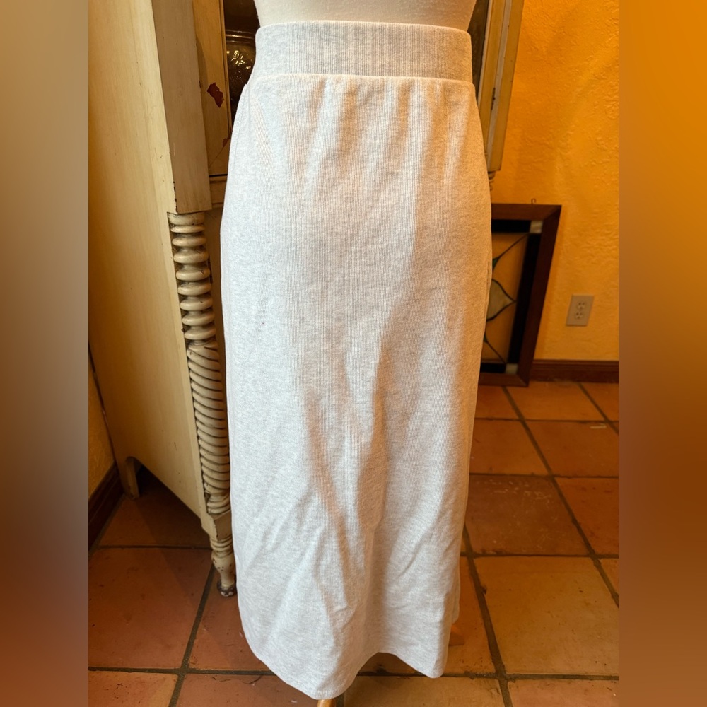 Old Navy Light Gray Maxi Skirt